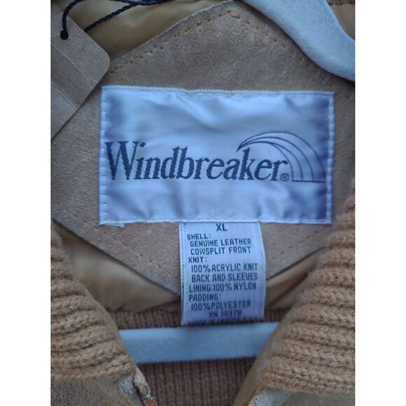 Vintage 70s 80s  Leather Zip Cardigan Jacket - Picture 4 of 10